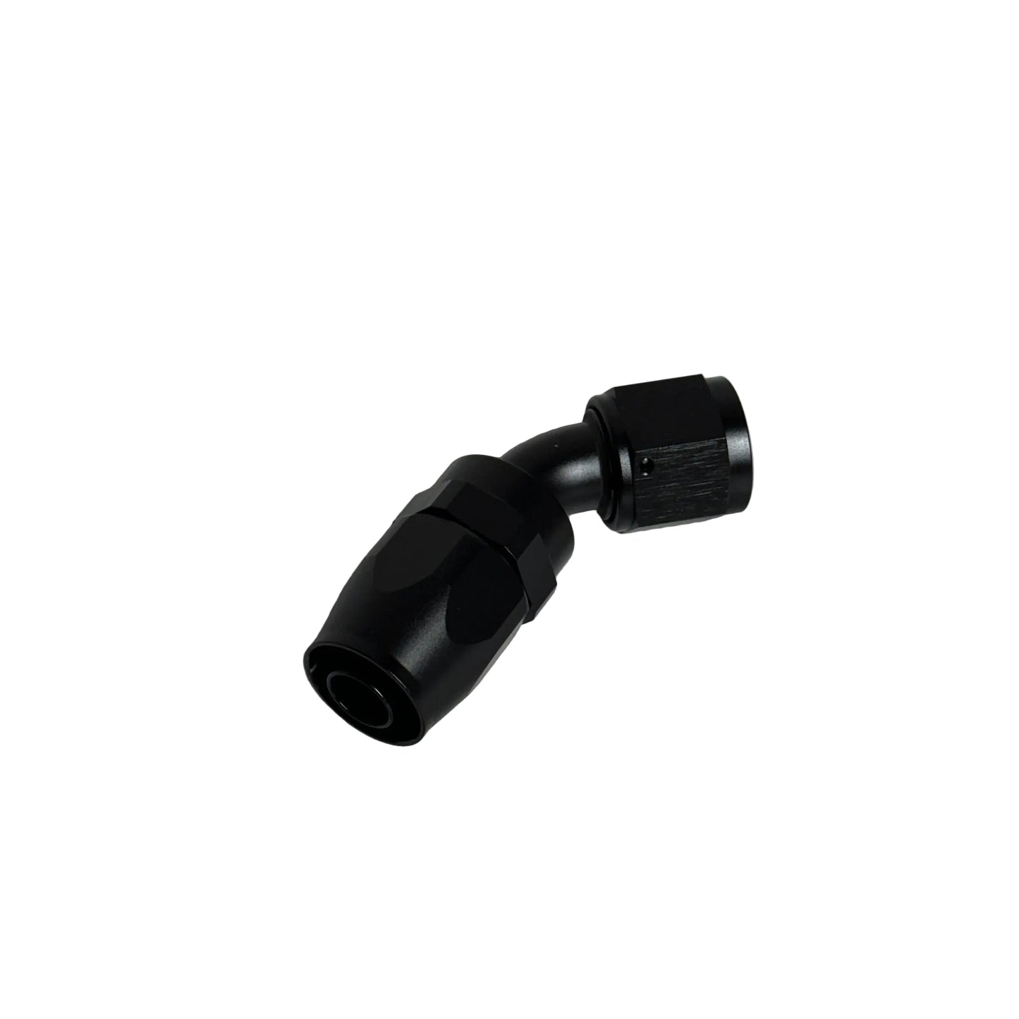 Dash 10 / -10 AN / JIC 10 Anschluss 45° Alu Fitting schwarz eloxiert