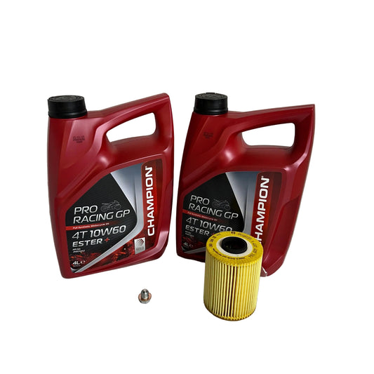 Angebot- Set 8L Pro Racing GP 10W60 Motoröl ink. Filter + Schraube BMW E9x M3 (S65B40)