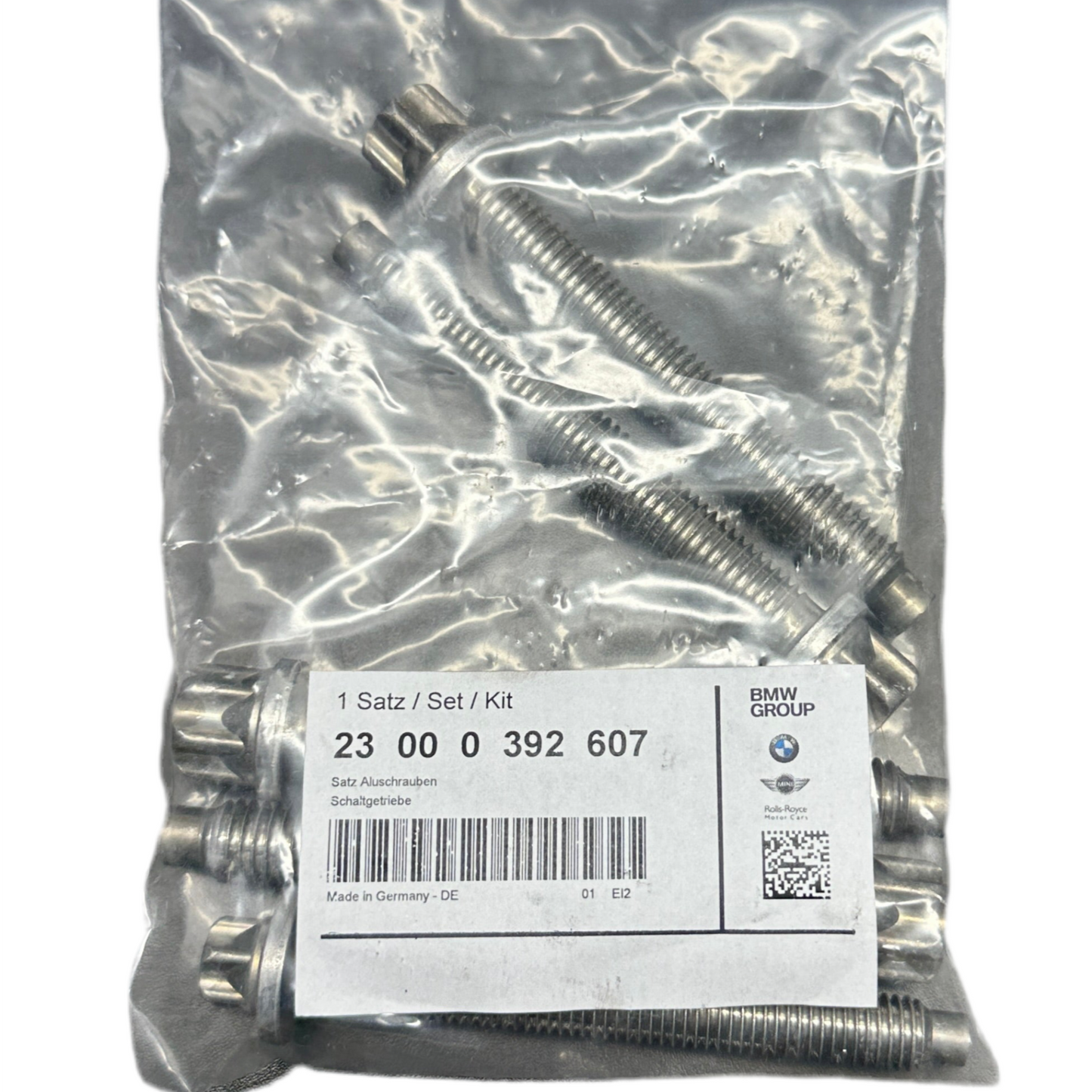 Original BMW Alu Getriebeschrauben-Satz BMW N Motoren - TL Clubsport