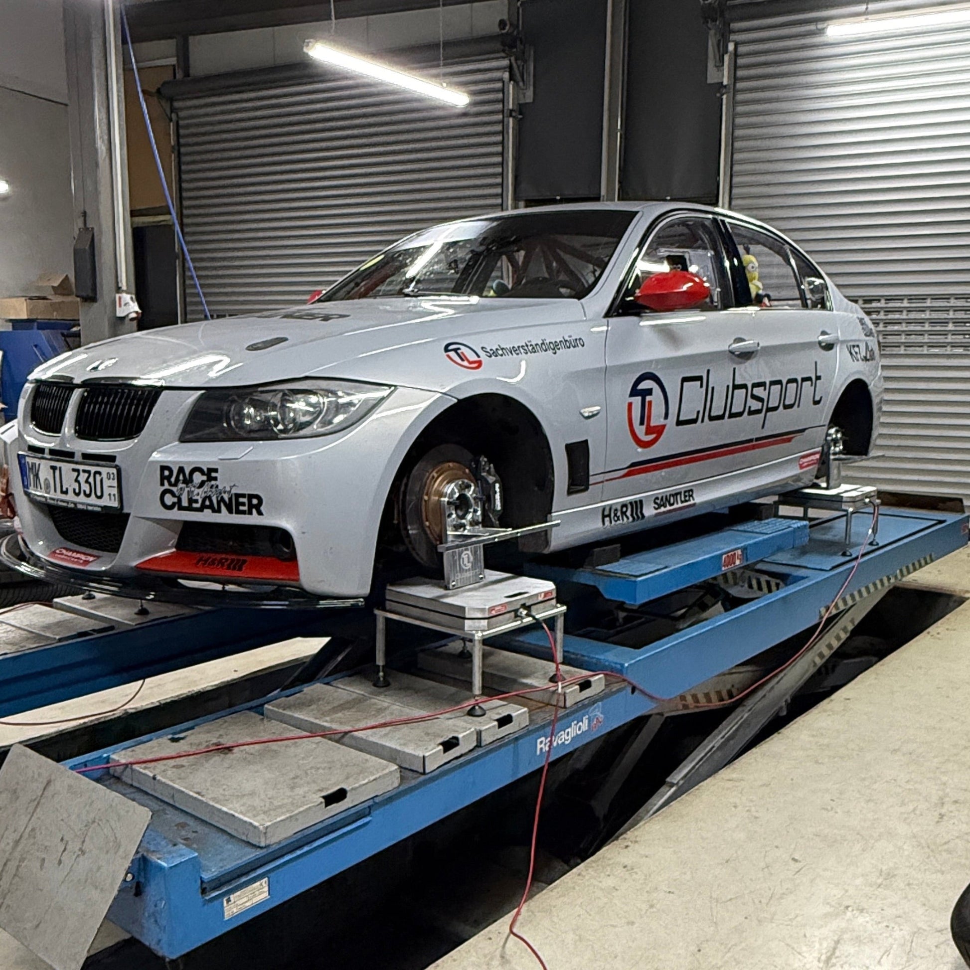 TLC Motorsport Hubstand-System / Radnaben-Achsvermesssystem
